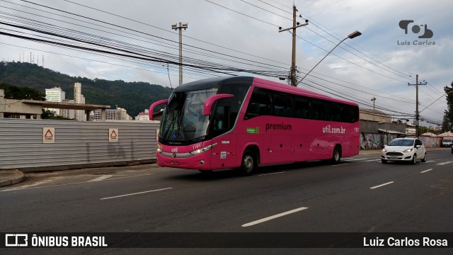 UTIL - União Transporte Interestadual de Luxo 7101 na cidade de Juiz de Fora, Minas Gerais, Brasil, por Luiz Carlos Rosa. Número da foto: #8665293.