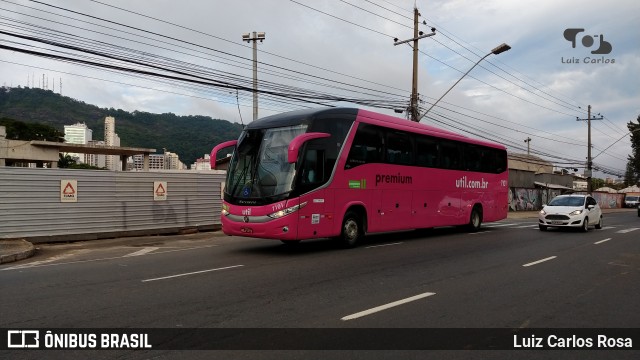 UTIL - União Transporte Interestadual de Luxo 7101 na cidade de Juiz de Fora, Minas Gerais, Brasil, por Luiz Carlos Rosa. ID da foto: 8665293.