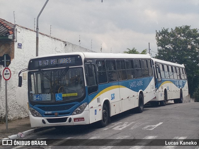 Viação Vaz 02 602 na cidade de Santo André, São Paulo, Brasil, por Lucas Kaneko. Número da foto: #8664116.