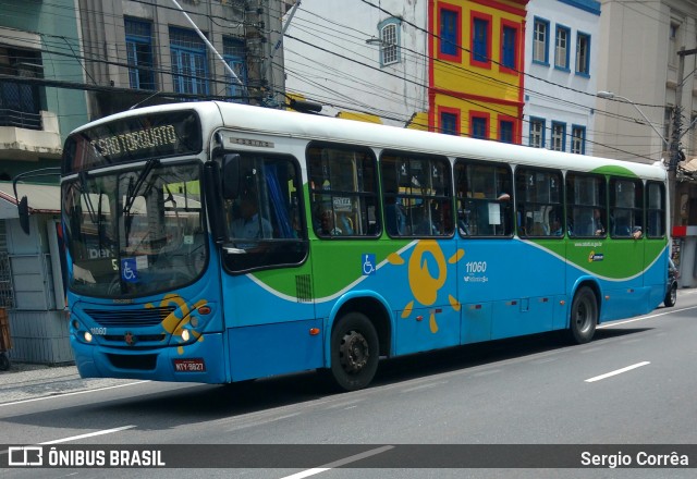 Metropolitana Transportes e Serviços 11060 na cidade de Vitória, Espírito Santo, Brasil, por Sergio Corrêa. Número da foto: #8663954.