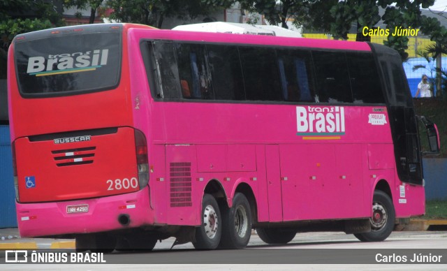 Trans Brasil > TCB - Transporte Coletivo Brasil 2800 na cidade de Goiânia, Goiás, Brasil, por Carlos Júnior. ID da foto: 8664195.