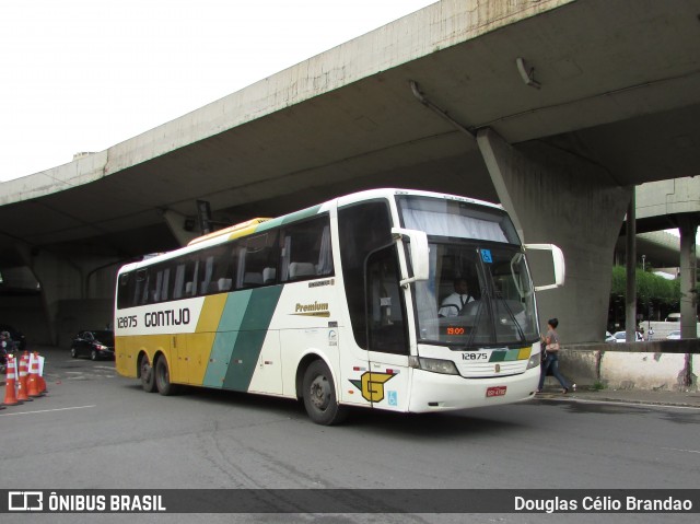 Empresa Gontijo de Transportes 12875 na cidade de Belo Horizonte, Minas Gerais, Brasil, por Douglas Célio Brandao. ID da foto: 8663108.