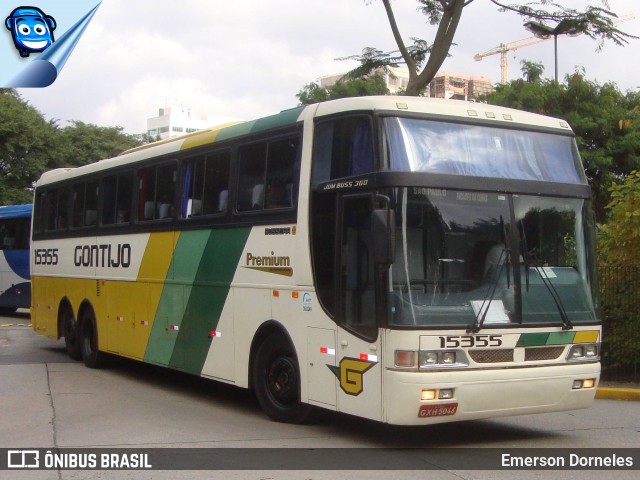 Empresa Gontijo de Transportes 15355 na cidade de São Paulo, São Paulo, Brasil, por Emerson Dorneles. ID da foto: 8663128.