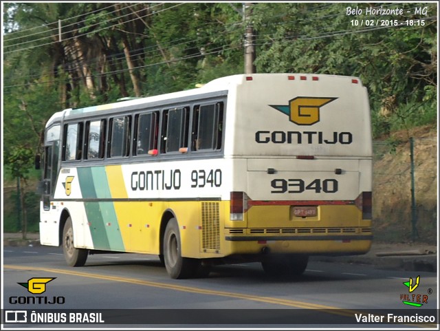 Empresa Gontijo de Transportes 9340 na cidade de Belo Horizonte, Minas Gerais, Brasil, por Valter Francisco. ID da foto: 8662558.