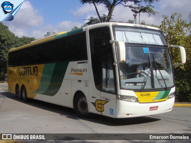 Empresa Gontijo de Transportes 16015 na cidade de São Paulo, São Paulo, Brasil, por Emerson Dorneles. ID da foto: 8663148.