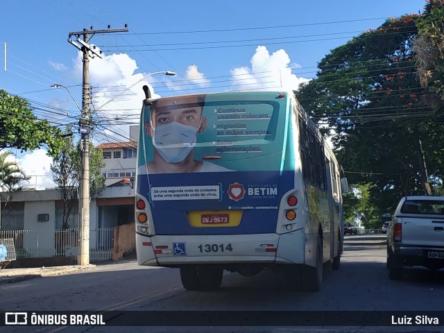 Viação Santa Edwiges 13014 na cidade de Betim, Minas Gerais, Brasil, por Luiz Silva. ID da foto: 8663999.