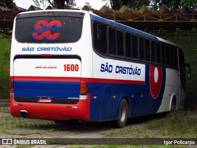 Viação São Cristóvão 1600 na cidade de Divinópolis, Minas Gerais, Brasil, por Igor Policarpo. ID da foto: 8665168.