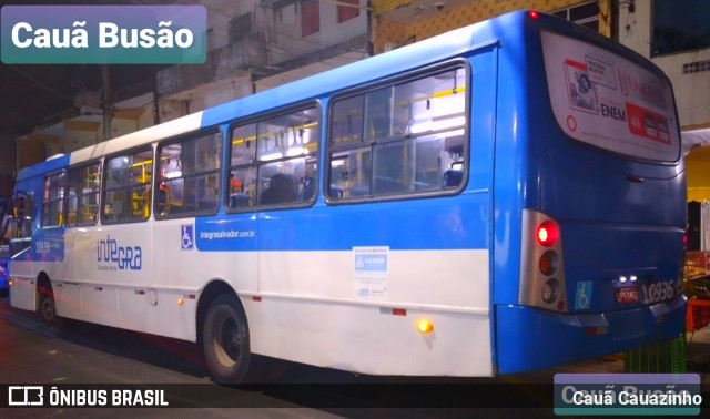 Concessionária Salvador Norte - CSN Transportes 10936 na cidade de Salvador, Bahia, Brasil, por Cauã Cauazinho. ID da foto: 8664133.