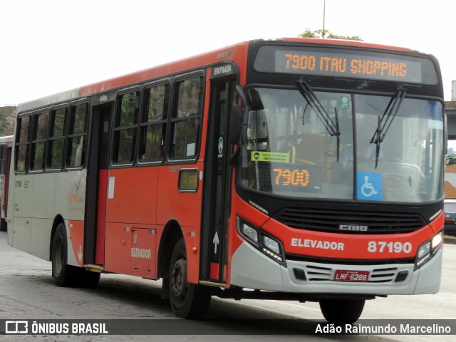 Transmoreira 87190 na cidade de Belo Horizonte, Minas Gerais, Brasil, por Adão Raimundo Marcelino. ID da foto: 8665234.