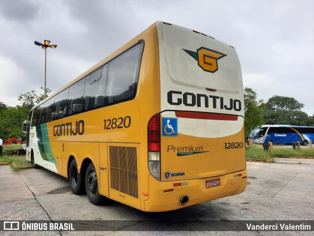 Empresa Gontijo de Transportes 12820 na cidade de São Paulo, São Paulo, Brasil, por Vanderci Valentim. ID da foto: 8663039.