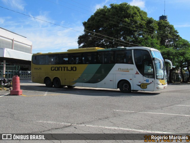 Empresa Gontijo de Transportes 14625 na cidade de São José dos Campos, São Paulo, Brasil, por Rogerio Marques. ID da foto: 8662583.