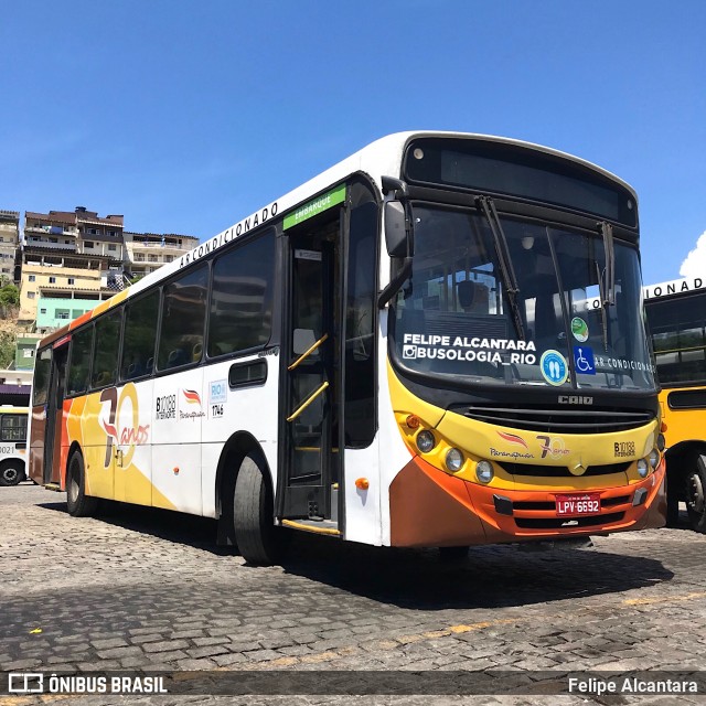 Transportes Paranapuan B10188 na cidade de Rio de Janeiro, Rio de Janeiro, Brasil, por Felipe Alcantara. Número da foto: #8663247.