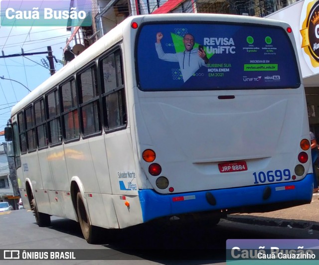 Concessionária Salvador Norte - CSN Transportes 10699 na cidade de Salvador, Bahia, Brasil, por Cauã Cauazinho. Número da foto: #8664161.