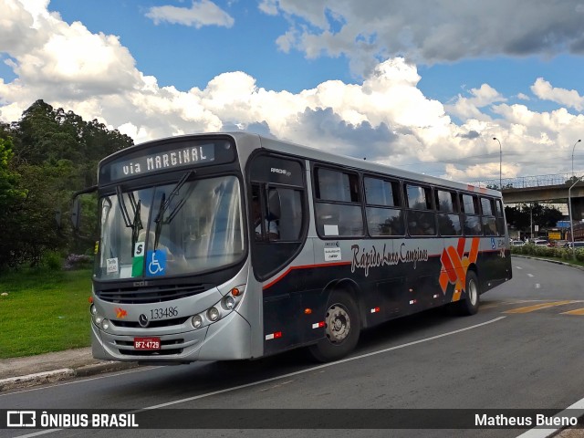 Rápido Campinas 133486 na cidade de Campo Limpo Paulista, São Paulo, Brasil, por Matheus Bueno. ID da foto: 8664831.