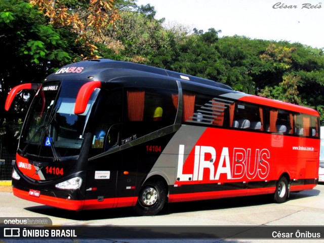 Lirabus 14104 na cidade de São Paulo, São Paulo, Brasil, por César Ônibus. Número da foto: #8668031.