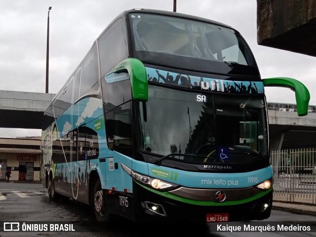 UTIL - União Transporte Interestadual de Luxo 11915 na cidade de Belo Horizonte, Minas Gerais, Brasil, por Kaique Marquês Medeiros . ID da foto: 8666438.