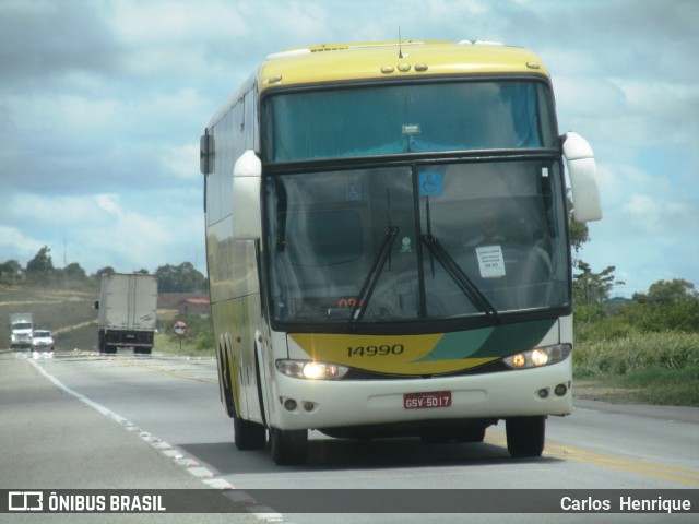 Empresa Gontijo de Transportes 14990 na cidade de Planalto, Bahia, Brasil, por Carlos  Henrique. ID da foto: 8666412.