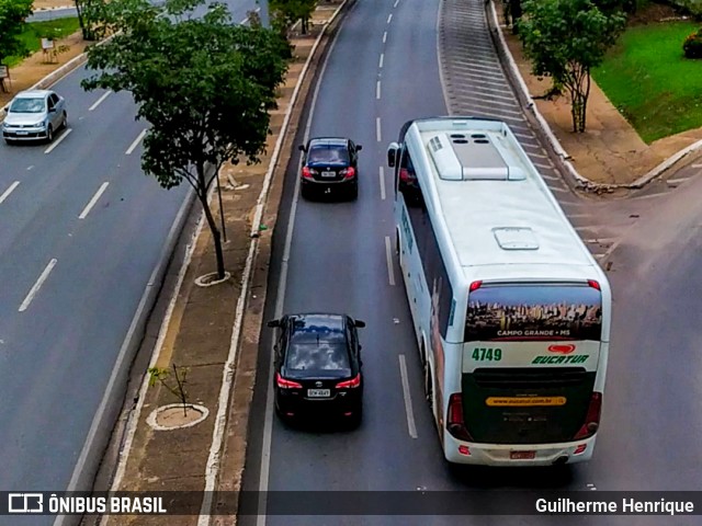 Eucatur - Empresa União Cascavel de Transportes e Turismo 4749 na cidade de Cuiabá, Mato Grosso, Brasil, por Guilherme Henrique. ID da foto: 8667987.