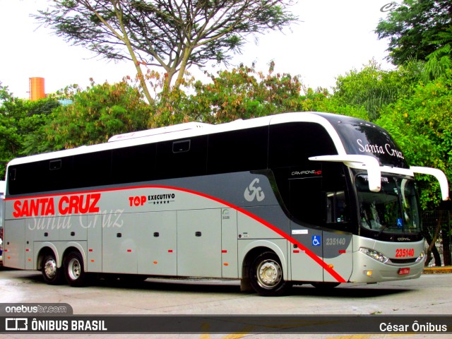 Viação Santa Cruz 235140 na cidade de São Paulo, São Paulo, Brasil, por César Ônibus. ID da foto: 8667918.