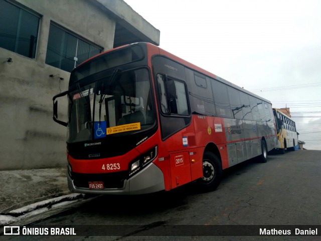 Express Transportes Urbanos Ltda 4 8253 na cidade de São Paulo, São Paulo, Brasil, por Matheus  Daniel. Número da foto: #8666968.