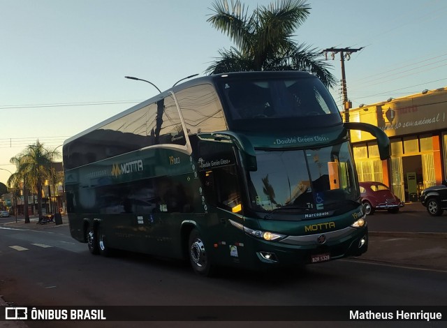 Viação Motta 19003 na cidade de Deodápolis, Mato Grosso do Sul, Brasil, por Matheus Henrique. Número da foto: #8667628.