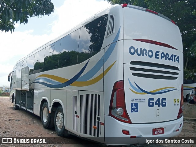 Viação Ouro e Prata 646 na cidade de Marabá, Pará, Brasil, por Igor dos Santos Costa. Número da foto: #8666060.