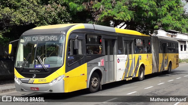 Transportes Capellini 23033 na cidade de Campinas, São Paulo, Brasil, por Matheus Richard. Número da foto: #8666569.