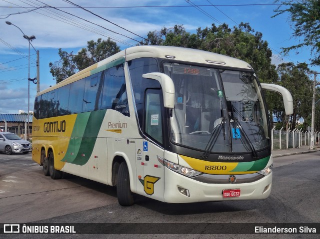 Empresa Gontijo de Transportes 18800 na cidade de Natal, Rio Grande do Norte, Brasil, por Elianderson Silva. ID da foto: 8668041.