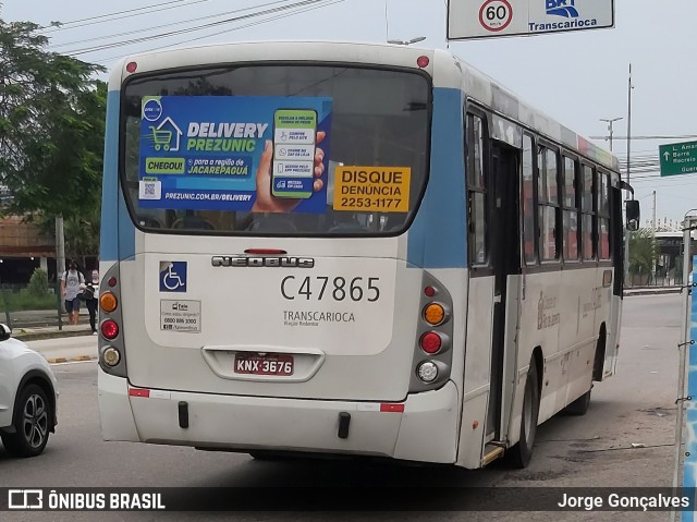 Viação Redentor C47865 na cidade de Rio de Janeiro, Rio de Janeiro, Brasil, por Jorge Gonçalves. Número da foto: #8667764.