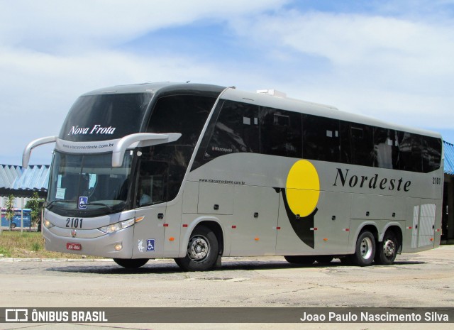 Viação Nordeste 2101 na cidade de Natal, Rio Grande do Norte, Brasil, por Joao Paulo Nascimento Silva. Número da foto: #8667130.