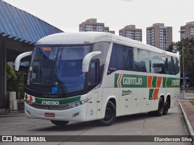 Empresa Gontijo de Transportes 21690 na cidade de Natal, Rio Grande do Norte, Brasil, por Elianderson Silva. Número da foto: #8668373.