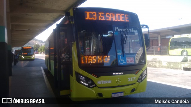 Viação Pendotiba 2.1.171 na cidade de Niterói, Rio de Janeiro, Brasil, por Moisés Candeia. Número da foto: #8666430.