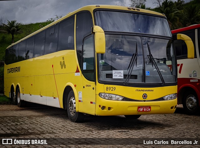 Viação Itapemirim 8929 na cidade de Barra de São Francisco, Espírito Santo, Brasil, por Luis Carlos  Barcellos Jr. Número da foto: #8666588.