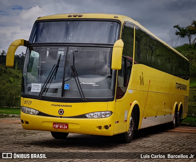 Viação Itapemirim 8929 na cidade de Barra de São Francisco, Espírito Santo, Brasil, por Luis Carlos  Barcellos Jr. ID da foto: 8666593.