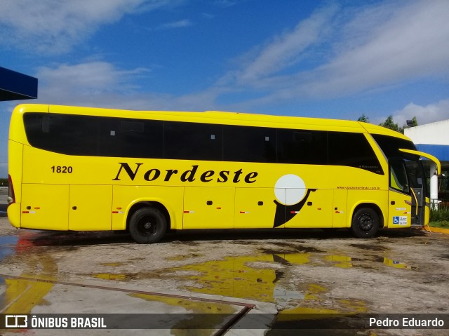 Viação Nordeste 1820 na cidade de Mataraca, Paraíba, Brasil, por Pedro Eduardo. Número da foto: #8666068.