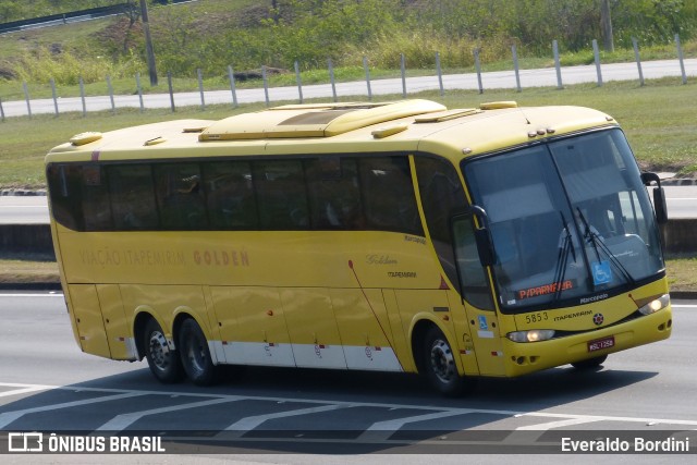 Viação Itapemirim 5853 na cidade de São José dos Campos, São Paulo, Brasil, por Everaldo Bordini. ID da foto: 8666454.