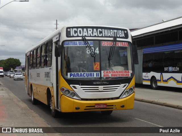 Transportes Barata BN-00013 na cidade de Belém, Pará, Brasil, por Paul Azile. Número da foto: #8617173.