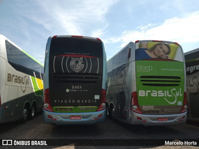 Viação Garcia 8484 na cidade de Campinas, São Paulo, Brasil, por Marcelo Horta. Número da foto: #8617376.