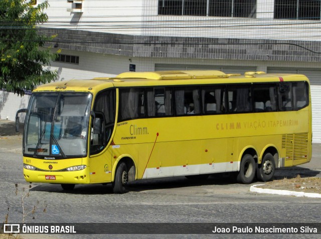 Viação Itapemirim 8611 na cidade de Caruaru, Pernambuco, Brasil, por Joao Paulo Nascimento Silva. ID da foto: 8618191.