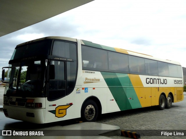 Empresa Gontijo de Transportes 15955 na cidade de Jequié, Bahia, Brasil, por Filipe Lima. Número da foto: #8618770.