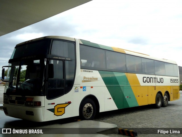 Empresa Gontijo de Transportes 15955 na cidade de Jequié, Bahia, Brasil, por Filipe Lima. ID da foto: 8618770.