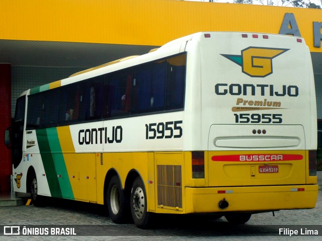 Empresa Gontijo de Transportes 15955 na cidade de Jequié, Bahia, Brasil, por Filipe Lima. ID da foto: 8618761.