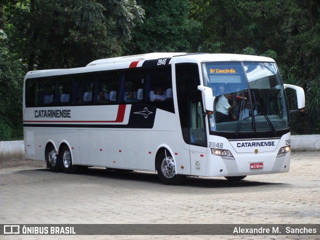 Auto Viação Catarinense 2846 na cidade de Joaçaba, Santa Catarina, Brasil, por Alexandre M.  Sanches. ID da foto: 8670084.