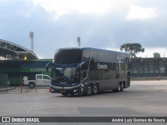 Viação Cometa 17311 na cidade de Curitiba, Paraná, Brasil, por André Luiz Gomes de Souza. ID da foto: 8670138.