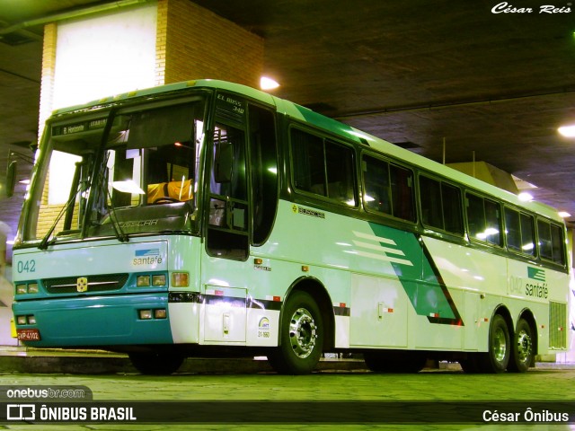 Santa Fé Transportes 042 na cidade de Belo Horizonte, Minas Gerais, Brasil, por César Ônibus. ID da foto: 8668803.