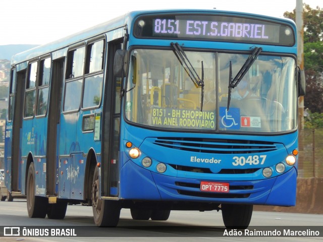 Auto Omnibus Nova Suissa 30487 na cidade de Belo Horizonte, Minas Gerais, Brasil, por Adão Raimundo Marcelino. ID da foto: 8670102.