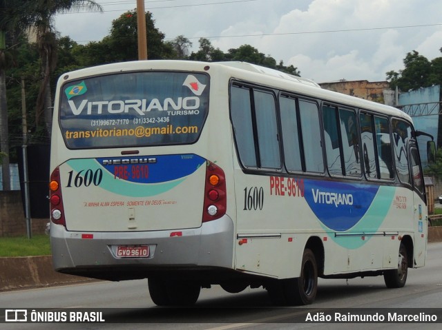 Ônibus Particulares 1600 na cidade de Belo Horizonte, Minas Gerais, Brasil, por Adão Raimundo Marcelino. ID da foto: 8670064.