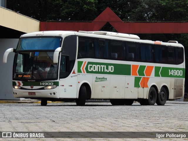 Empresa Gontijo de Transportes 14900 na cidade de Divinópolis, Minas Gerais, Brasil, por Igor Policarpo. ID da foto: 8669753.