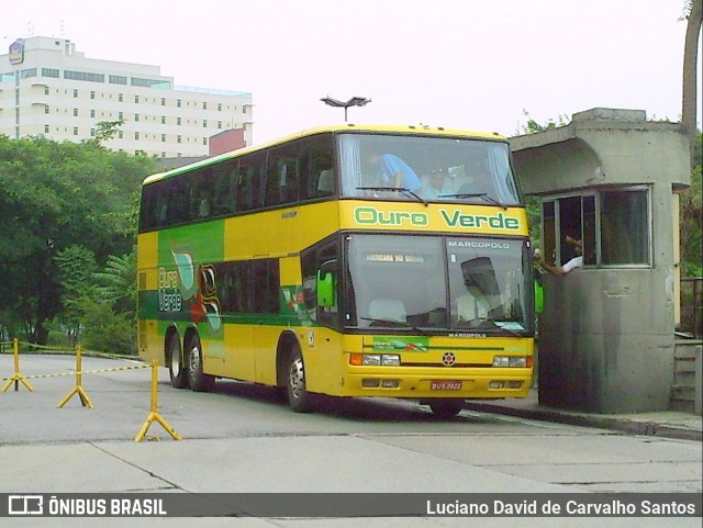 Auto Viação Ouro Verde 2022 na cidade de São Paulo, São Paulo, Brasil, por Luciano David de Carvalho Santos. ID da foto: 8671632.