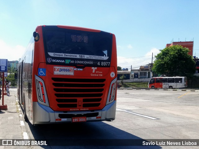 Express Transportes Urbanos Ltda 4 8977 na cidade de São Paulo, São Paulo, Brasil, por Savio Luiz Neves Lisboa. ID da foto: 8672032.